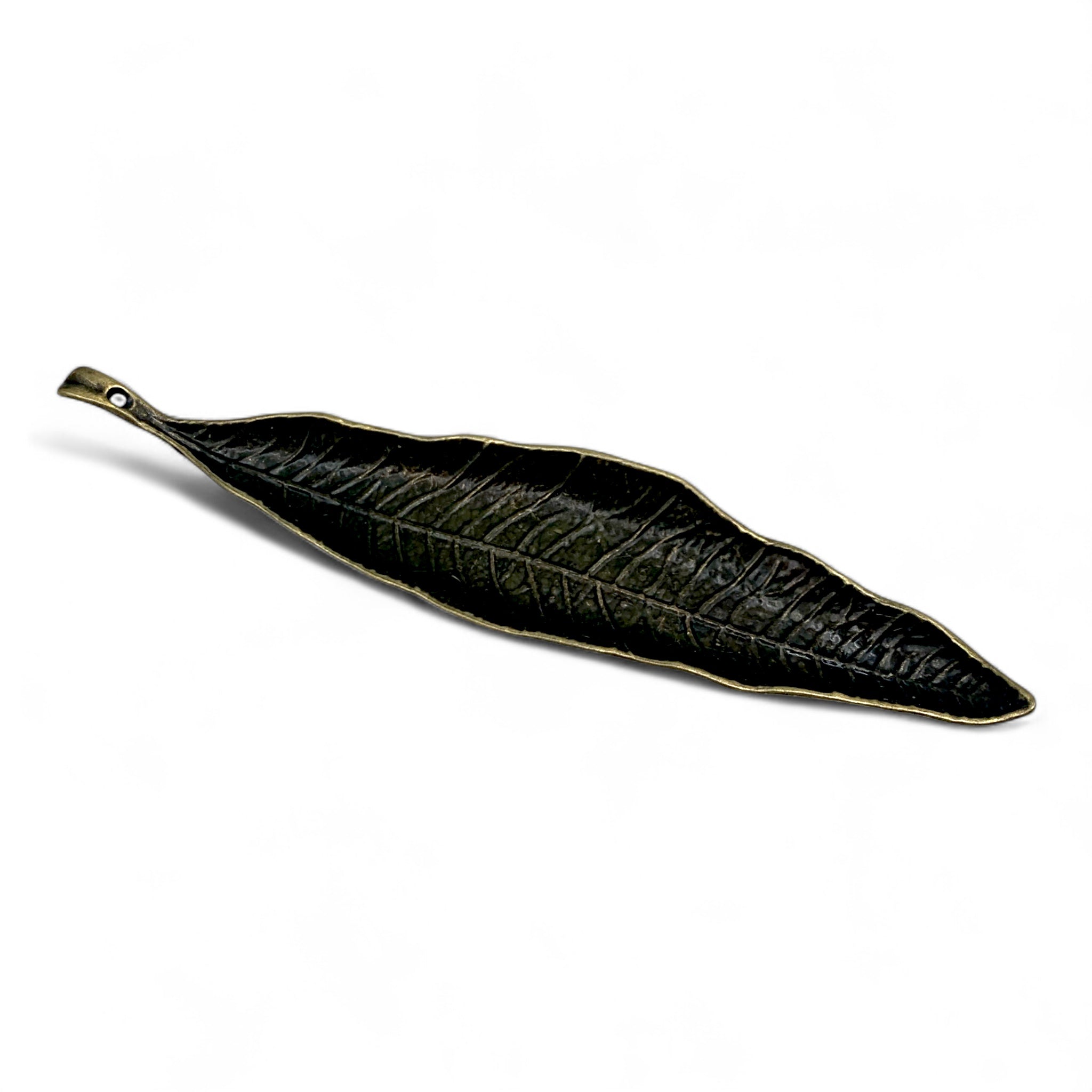 Incense Holder - Metal Leaf - Happy Soul Online